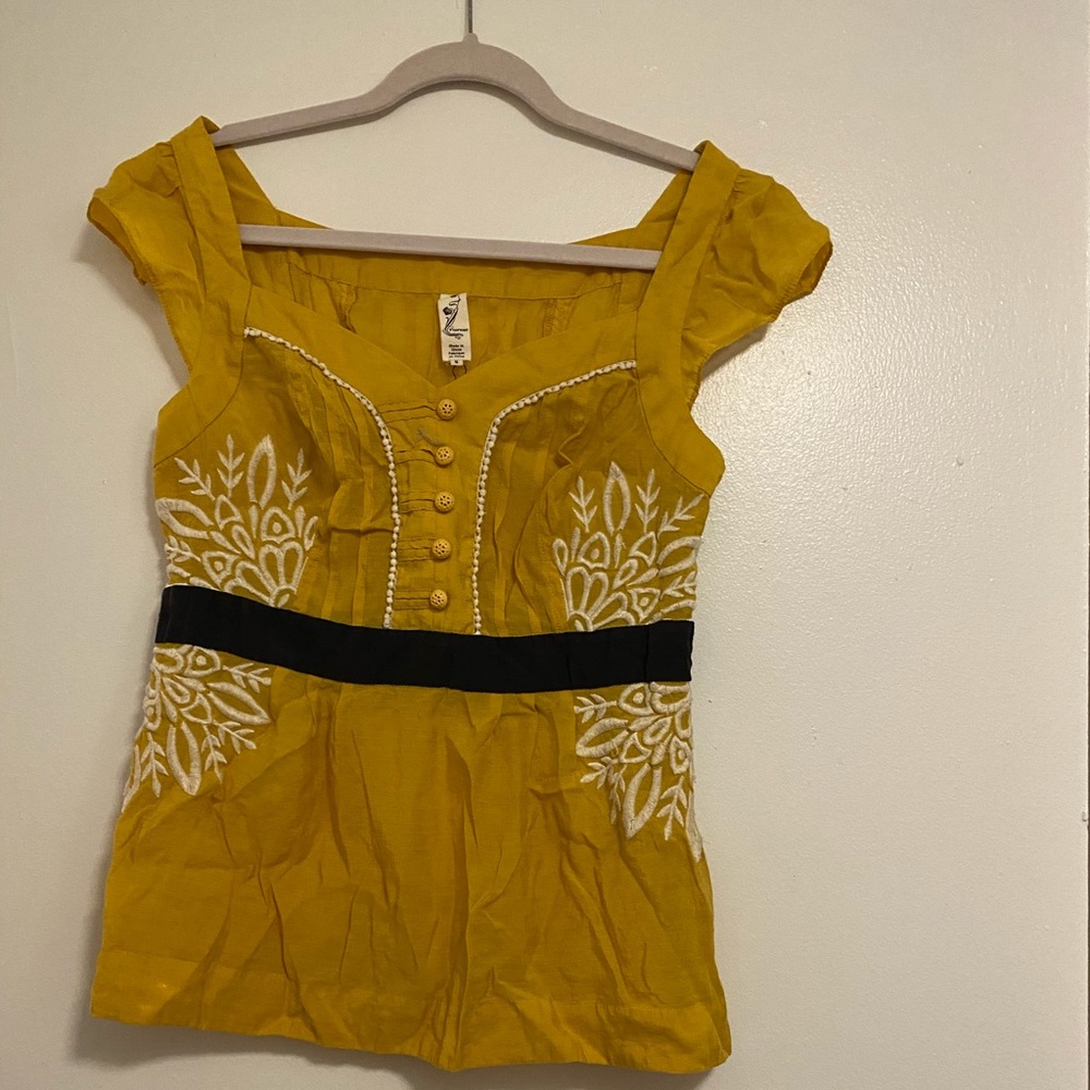 Anthropologie Floreat top